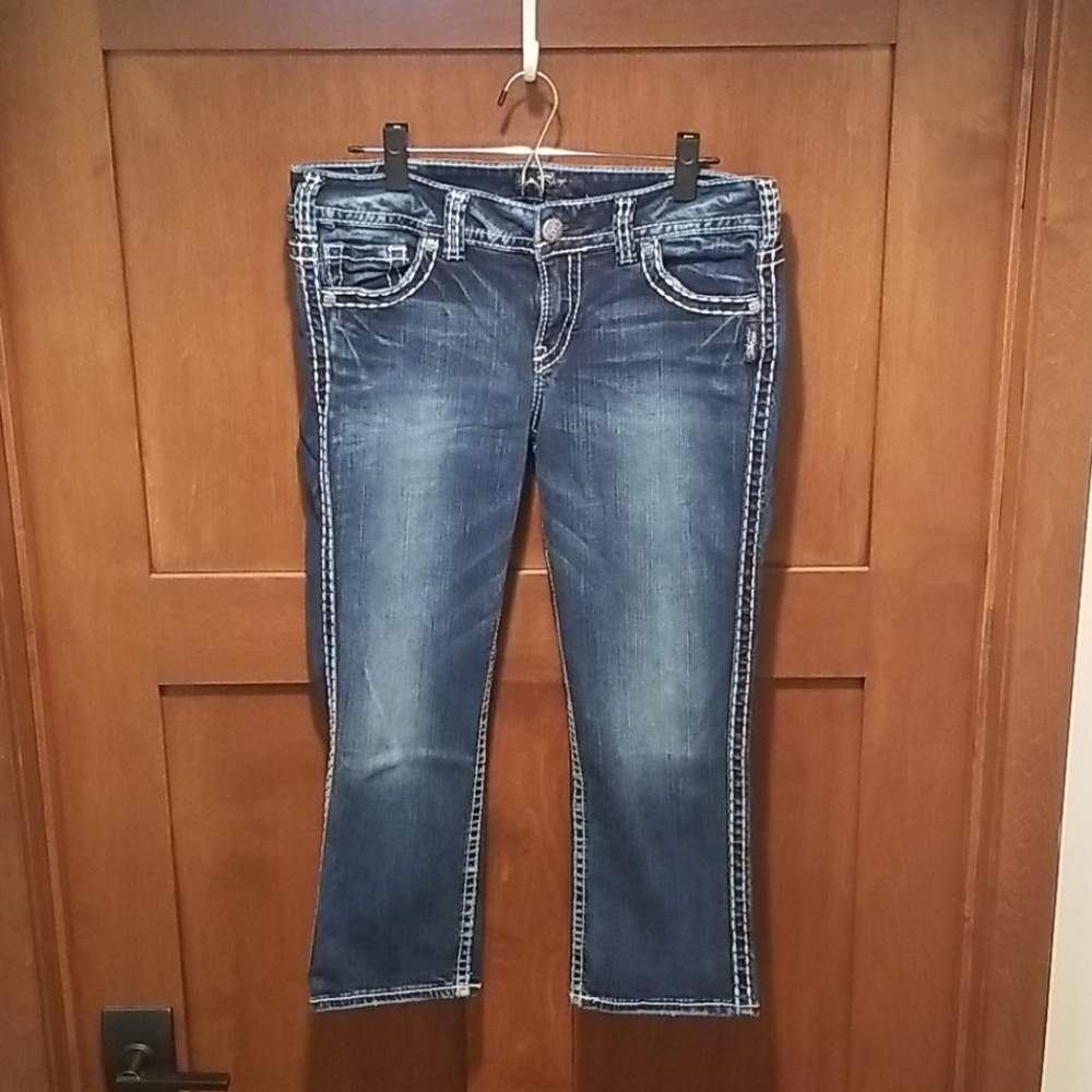 Silver women's Suki mid capris